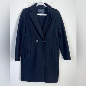 J. Crew Black Trench Coat Size 6